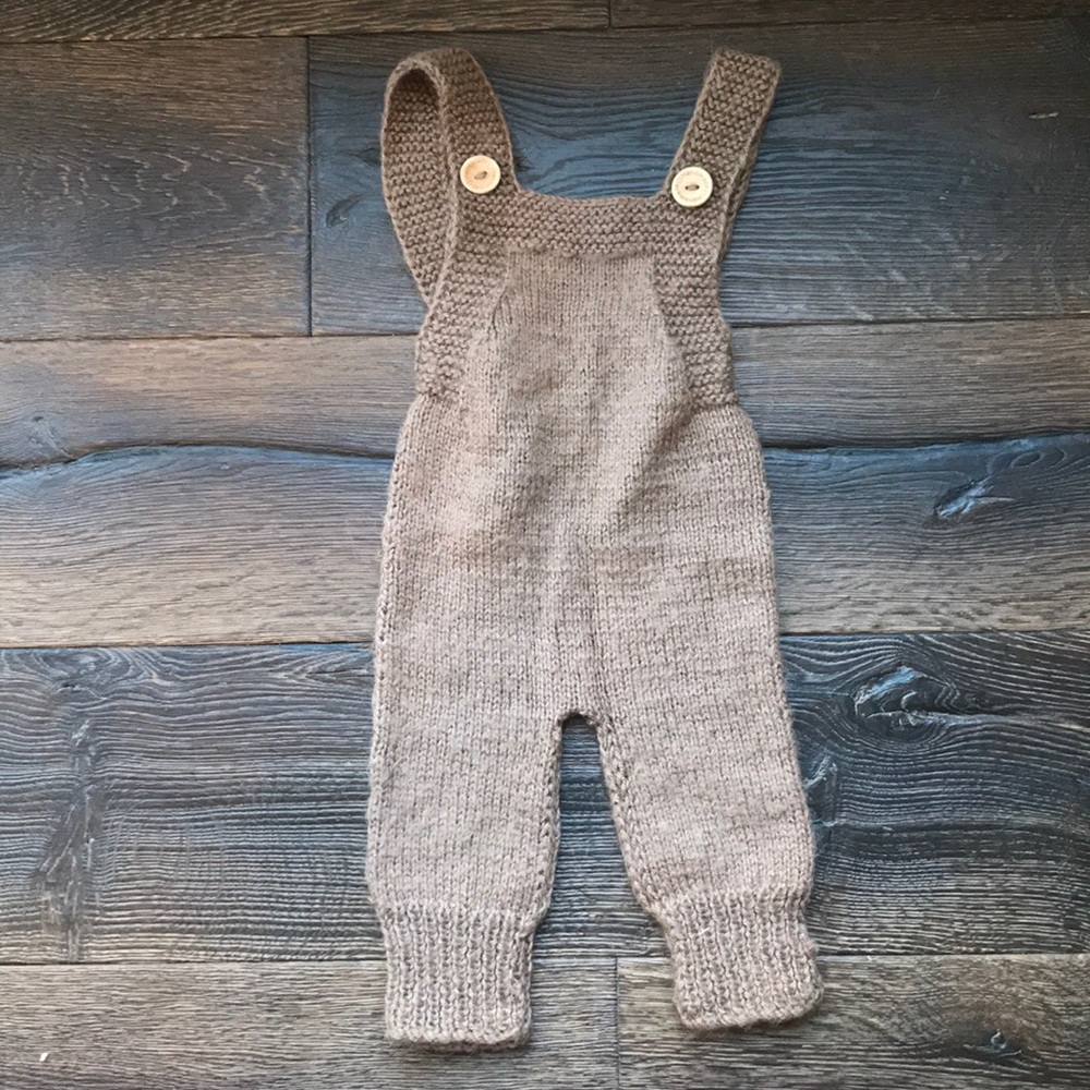 Handwoven little baby boy/girl overalls